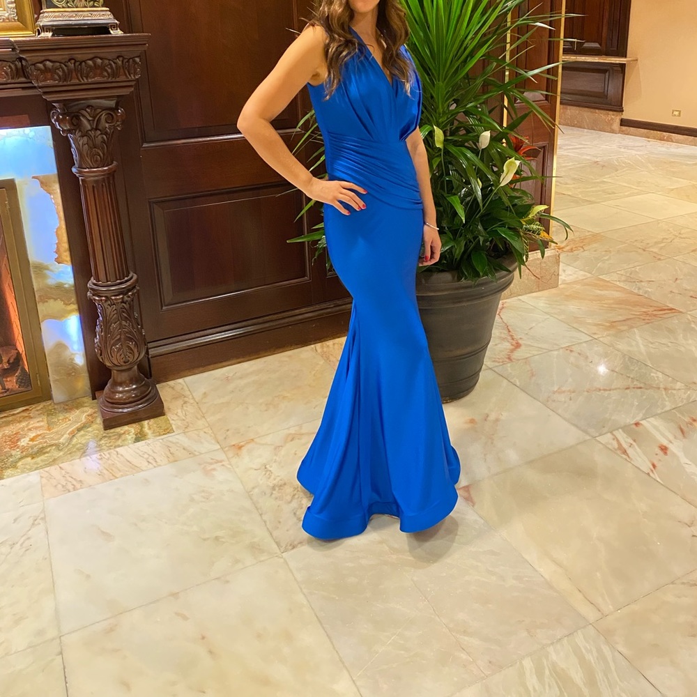 Issue New York Royal Blue Mermaid Evening Gown – Size M